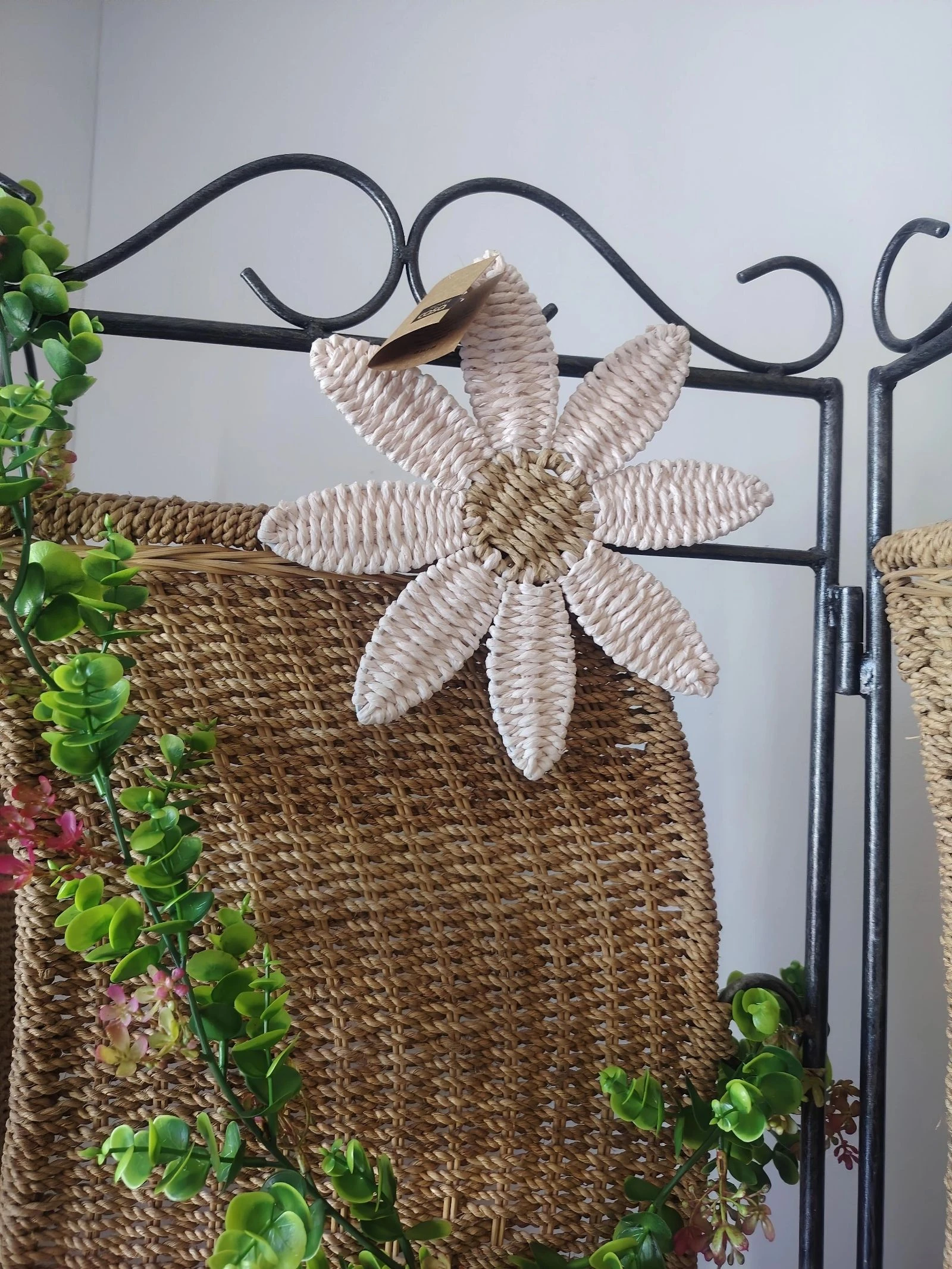 Deco murale fleur rose casa
